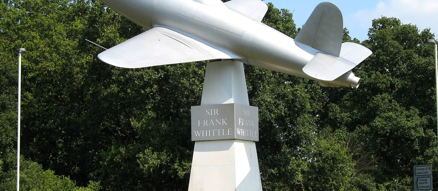 Farnham to Farnborough Airport Taxi: Whitle farnborough
