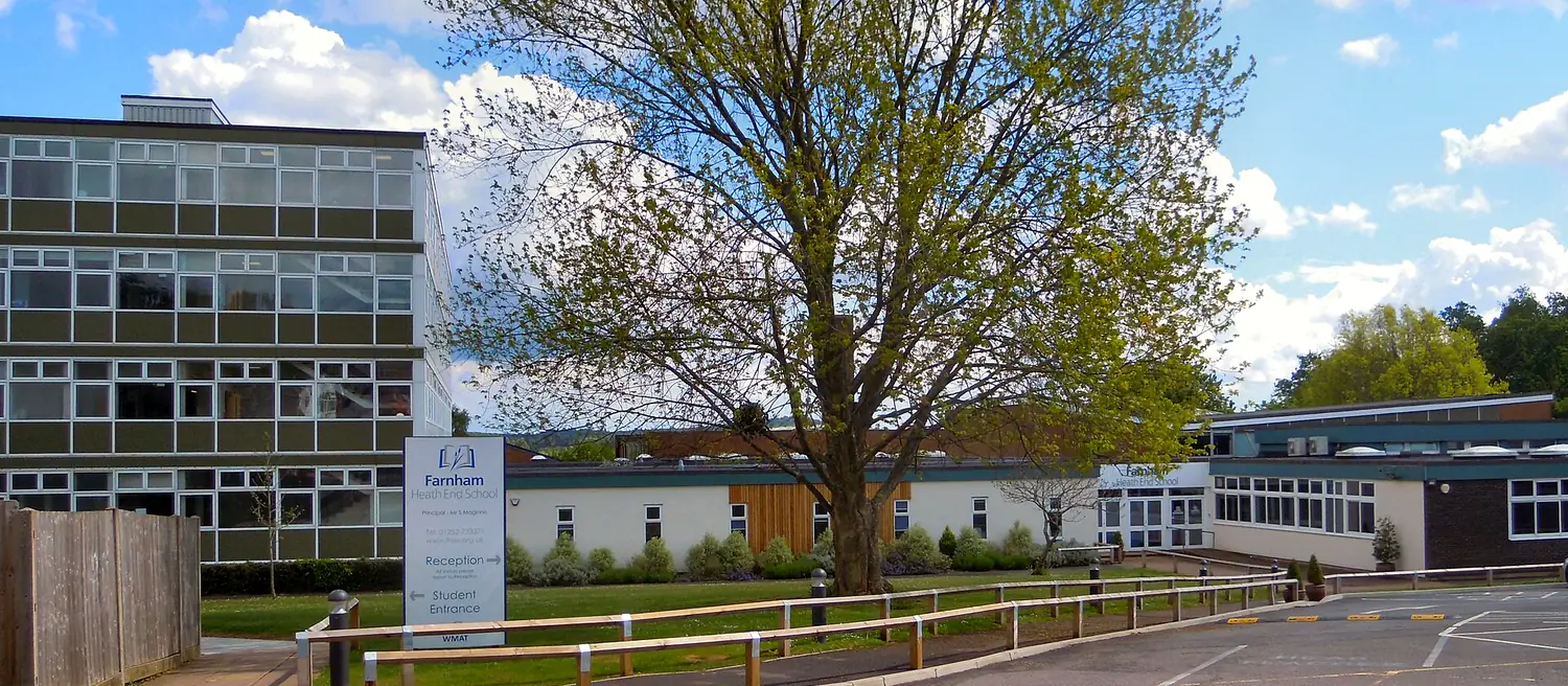 Heath End Taxi Service: Farnham Heath End School